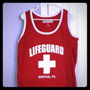 Lifeguard red tank Destin, FL